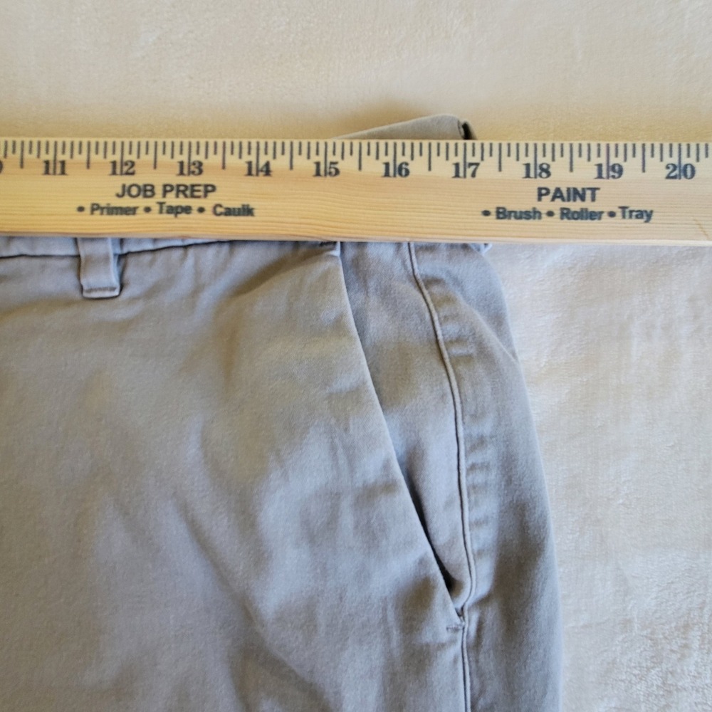 Hawker Rye Chino Pants Mens 34x32‎ Grey Slim Fit Stretch Cotton Twill Trousers - Picture 6 of 11
